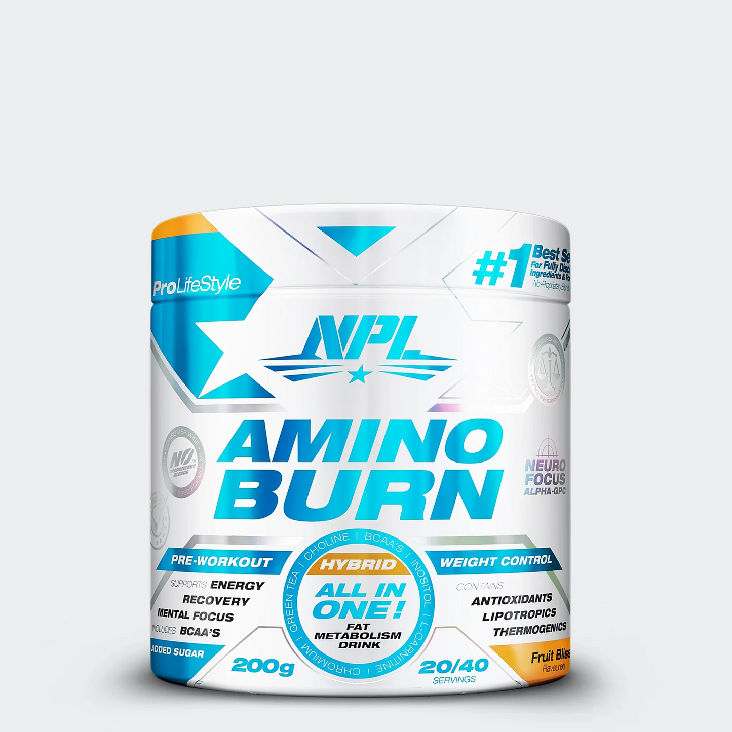 NPL - Amino Burn Fruit Bliss - 200g | One Life Health