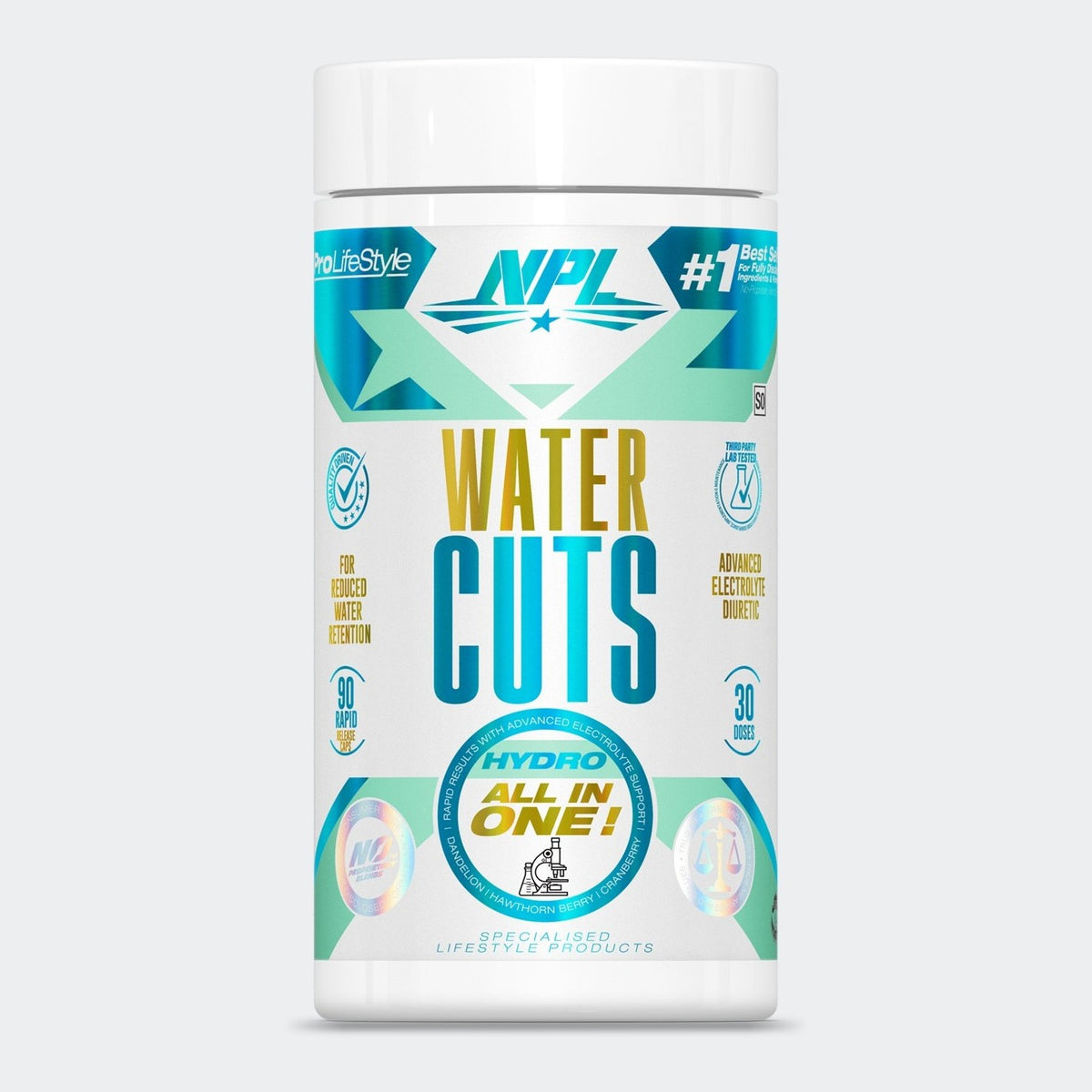 NPL - Water Cuts - 90 Capsules | One Life Health