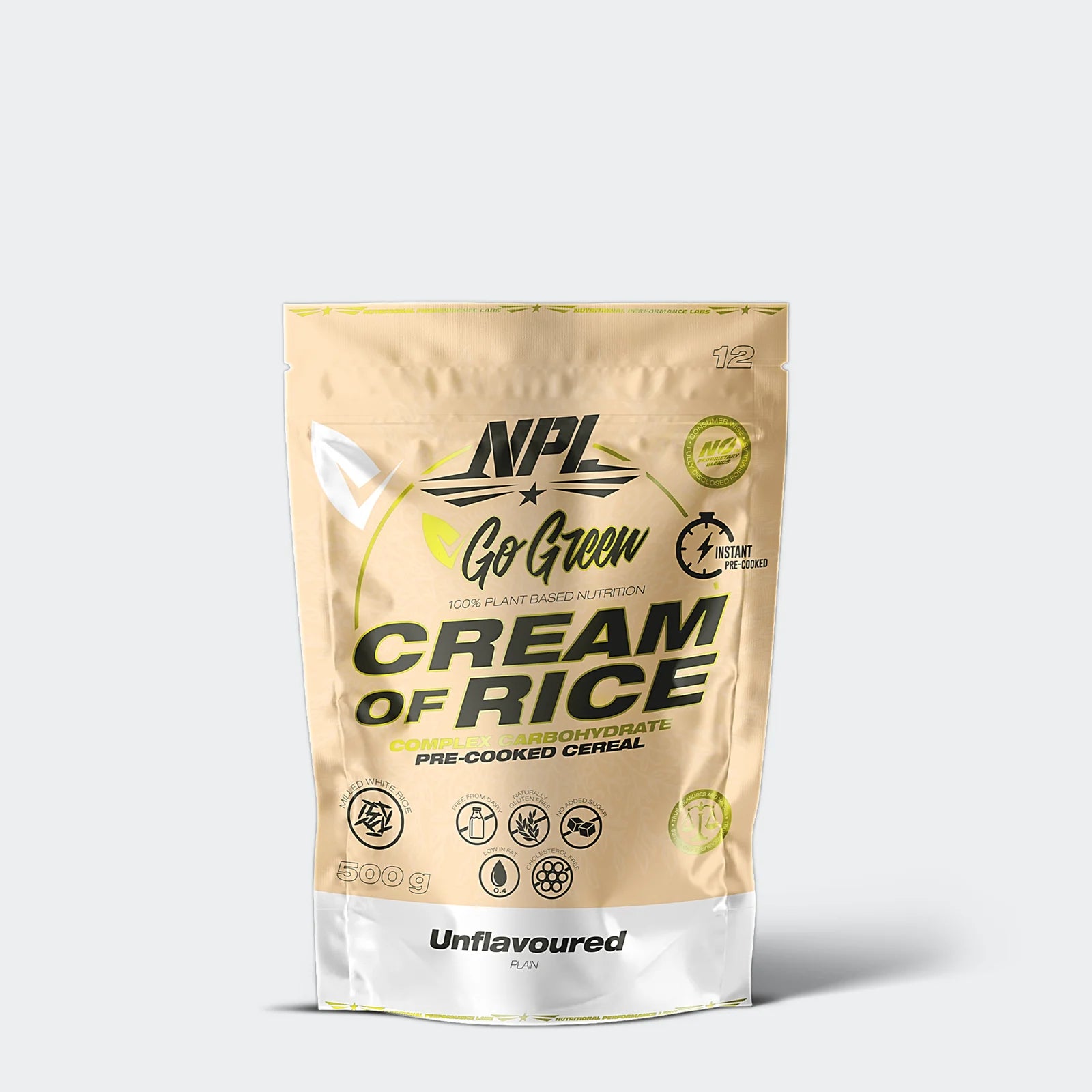 NPL - Cream of Rice Unflavoured - 500g | One Life Health