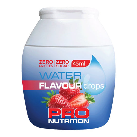 PRO NUTRITION - Water Flavour Drops Strawberry - 45ml | One Life Health