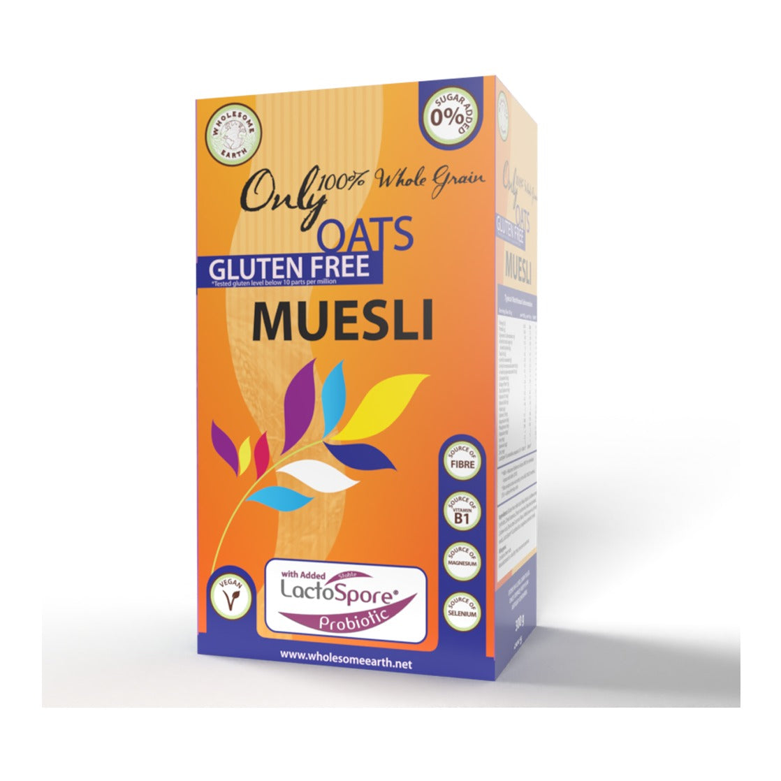 WHOLESOME EARTH - Only Oats Gluten Free Muesli - 300g | One Life Health