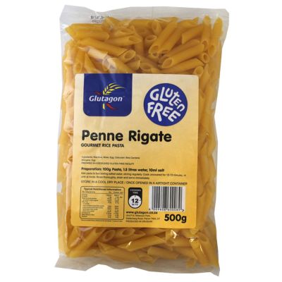 GLUTAGON - Rice Pasta Penne Rigato - 500g | One Life Health