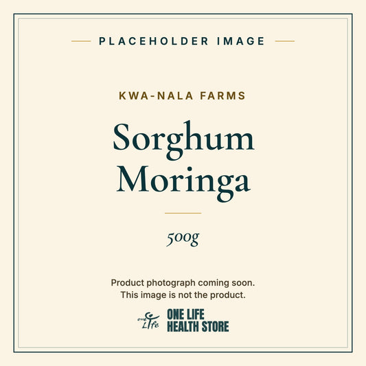 Placeholder image – KWA-NALA FARMS Sorghum Moringa 500g photograph coming soon