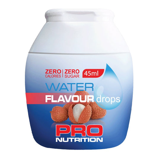 PRO NUTRITION - Water Flavour Drops Litchi - 45ml | One Life Health