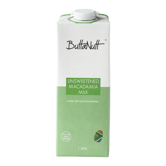 BUTTANUT - Unsweetened Macadamia Milk - 1 litre | One Life Health