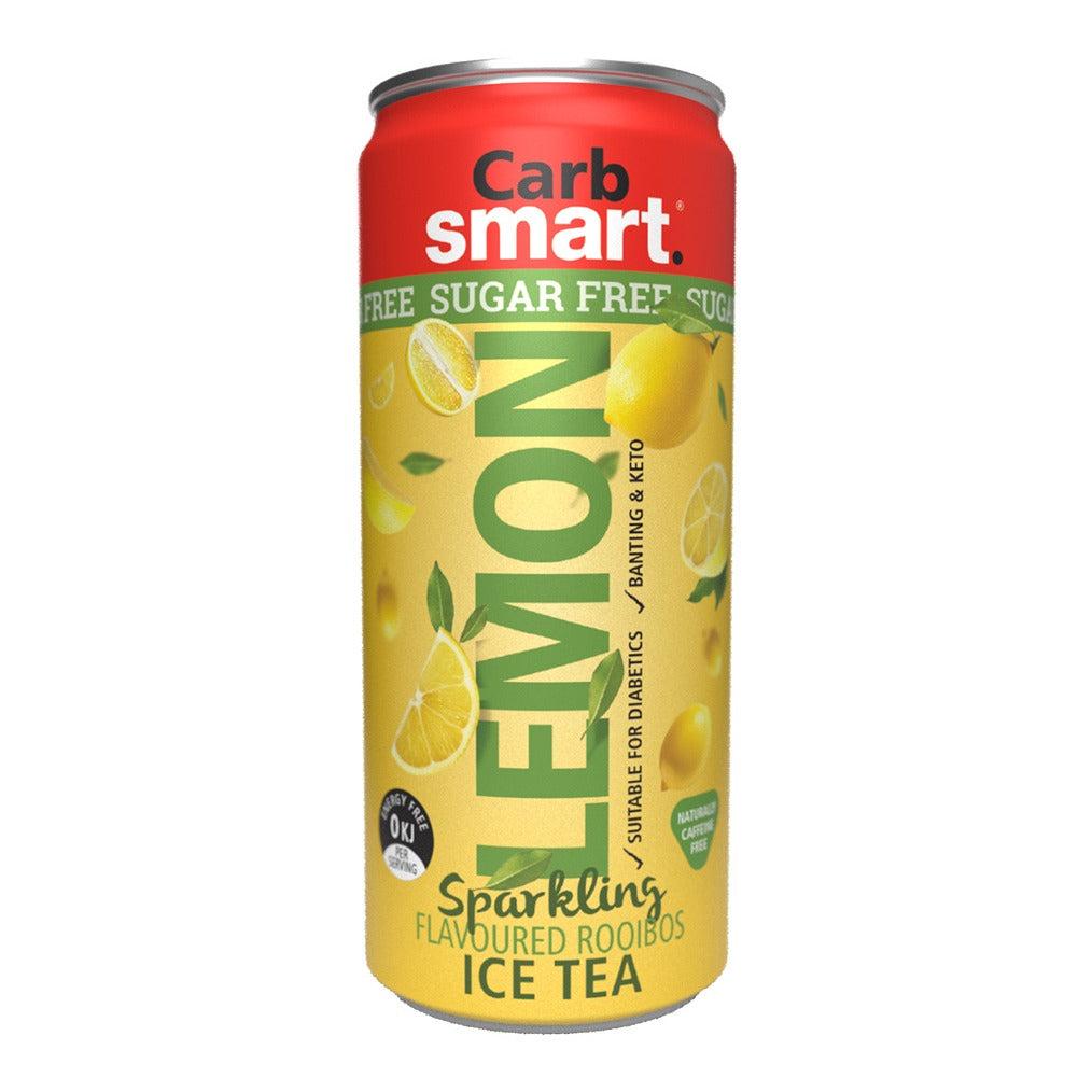 CARBSMART - Sugar Free Sparkling Rooibos Ice Tea Lemon - 300ml | One Life Health
