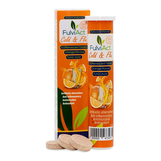 CREDENCE PHARMA - FulviAct Cold & Flu Orange - 15 Effervescent Tablets | One Life Health