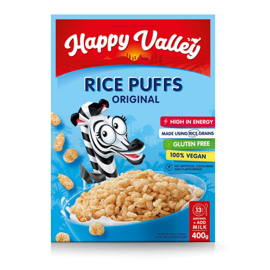 HAPPY VALLEY - Rice Puffs Original - 400g | One Life Health