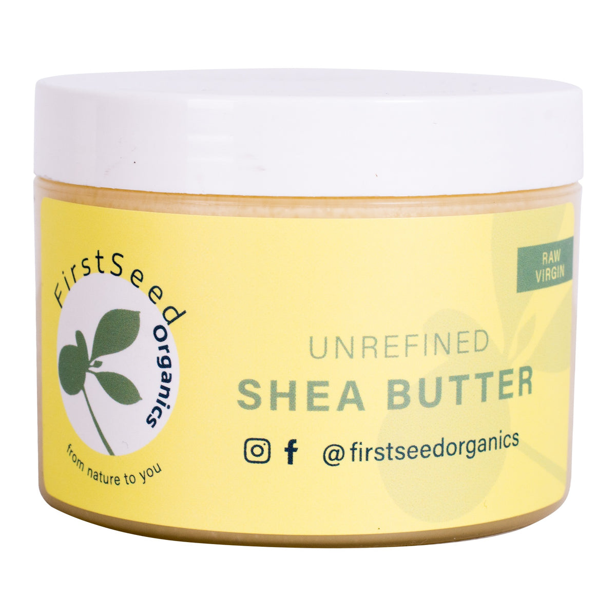 FIRSTSEED ORGANICS - Organic Raw Unrefined Shea Butter - 125ml | One Life Health