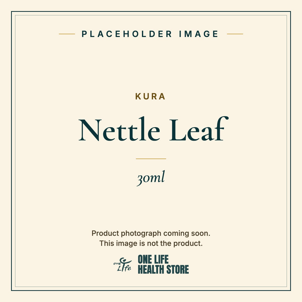 Placeholder image – KURA Nettle Leaf 30ml photograph coming soon