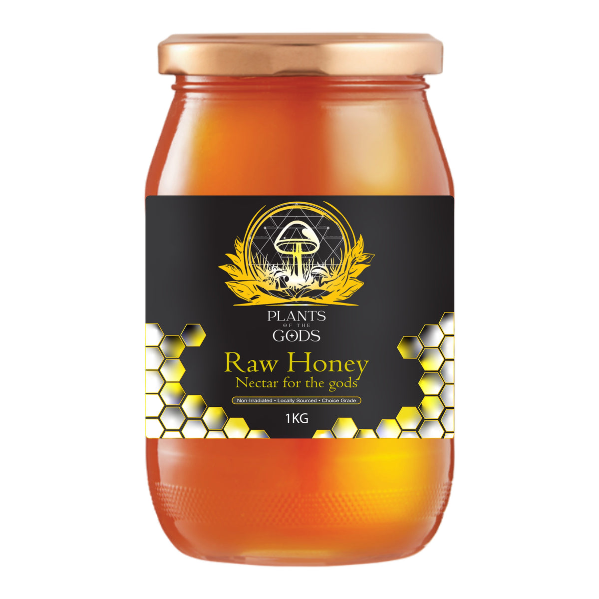 PLANTS OF THE GODS - Raw Honey - 1kg | One Life Health