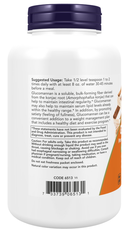 NOW® - Glucomannan Pure Powder - 227g | One Life Health