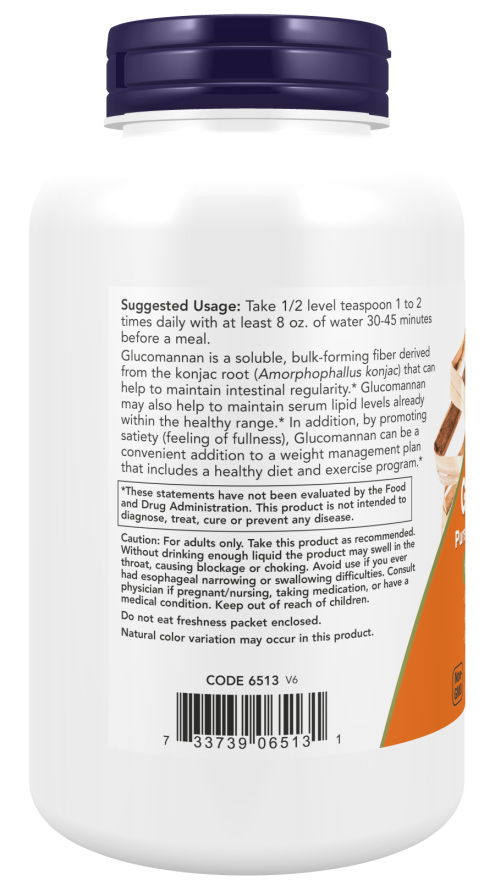 NOW® - Glucomannan Pure Powder - 227g | One Life Health