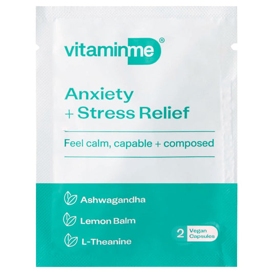 VitaminMe - Anxiety + Stress Relief - 2 Veg Capsules Sachet