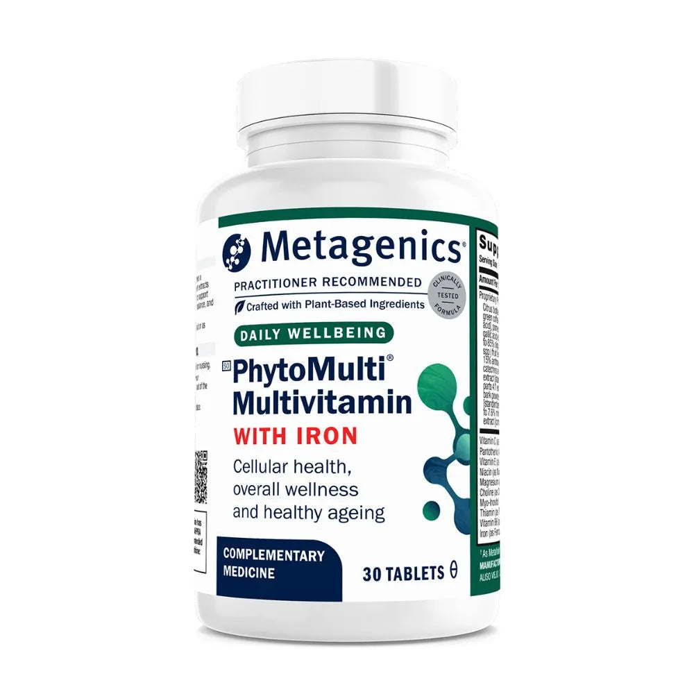 METAGENICS - PhytoMulti with Iron - 30 Tablets | One Life Health