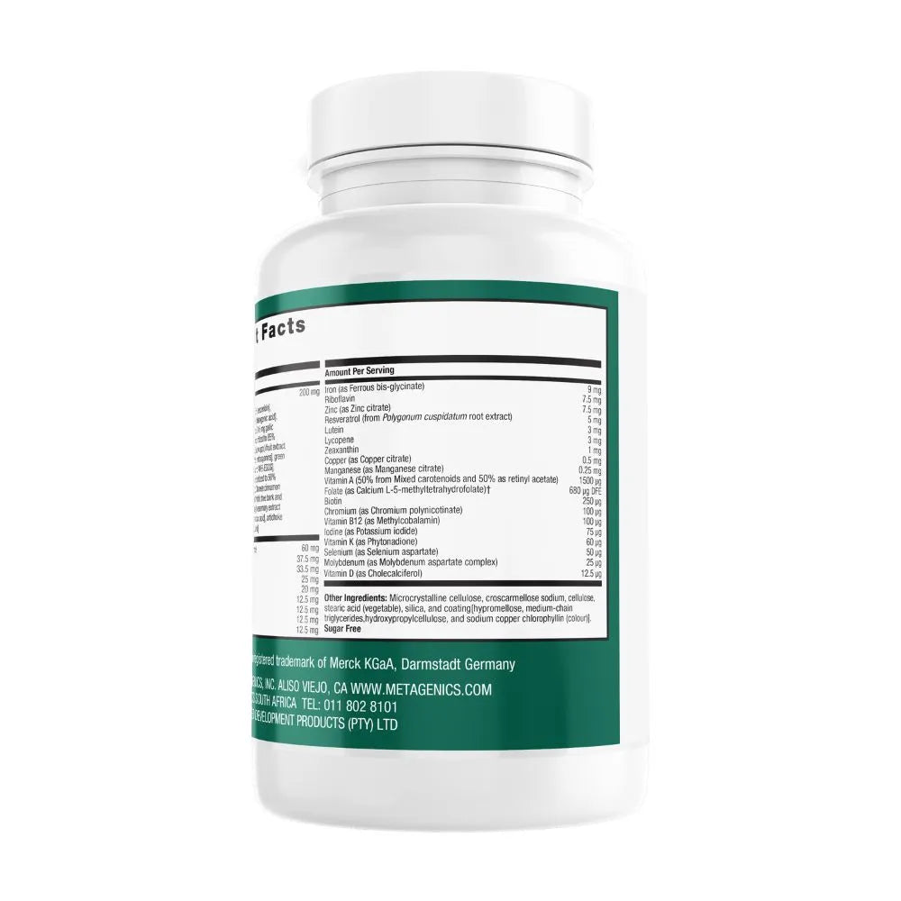 METAGENICS - PhytoMulti with Iron - 30 Tablets | One Life Health