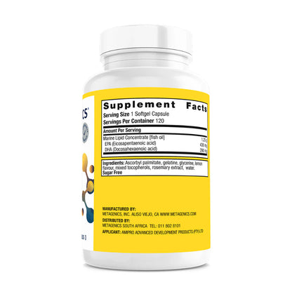 METAGENICS - OmegaGenics EPA-DHA 720 - 120 Softgels | One Life Health