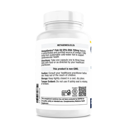 METAGENICS - OmegaGenics EPA-DHA 720 - 120 Softgels | One Life Health