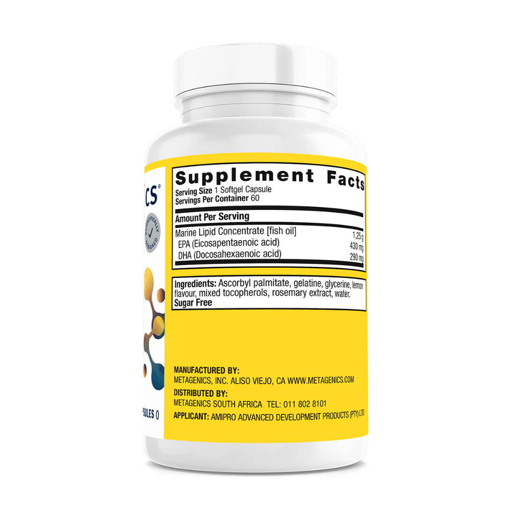 METAGENICS - OmegaGenics EPA-DHA 720 - 60 Softgels | One Life Health