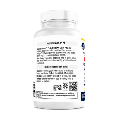 METAGENICS - OmegaGenics EPA-DHA 720 - 60 Softgels | One Life Health