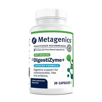 METAGENICS - DigestiZyme+ - 30 Capsules | One Life Health
