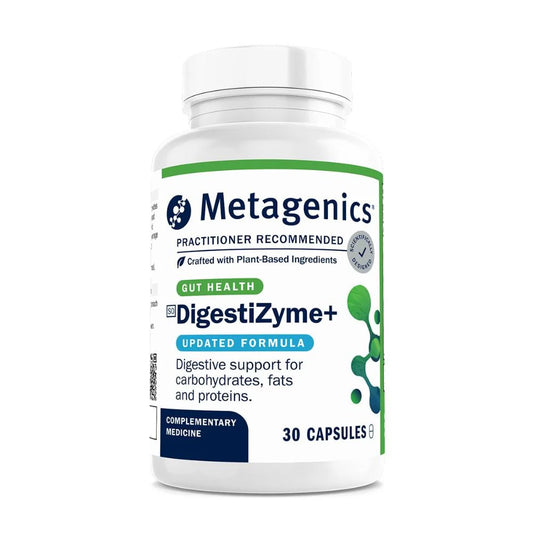 METAGENICS - DigestiZyme+ - 30 Capsules | One Life Health