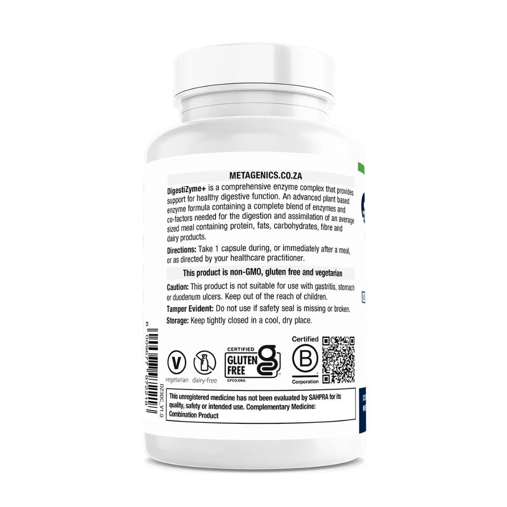 METAGENICS - DigestiZyme+ - 30 Capsules | One Life Health