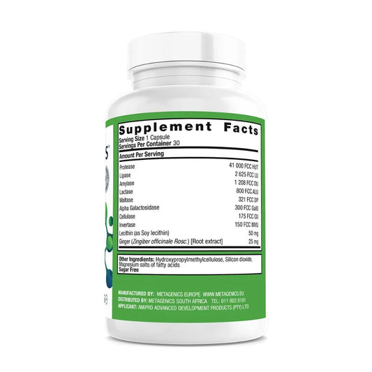 METAGENICS - DigestiZyme+ - 30 Capsules | One Life Health