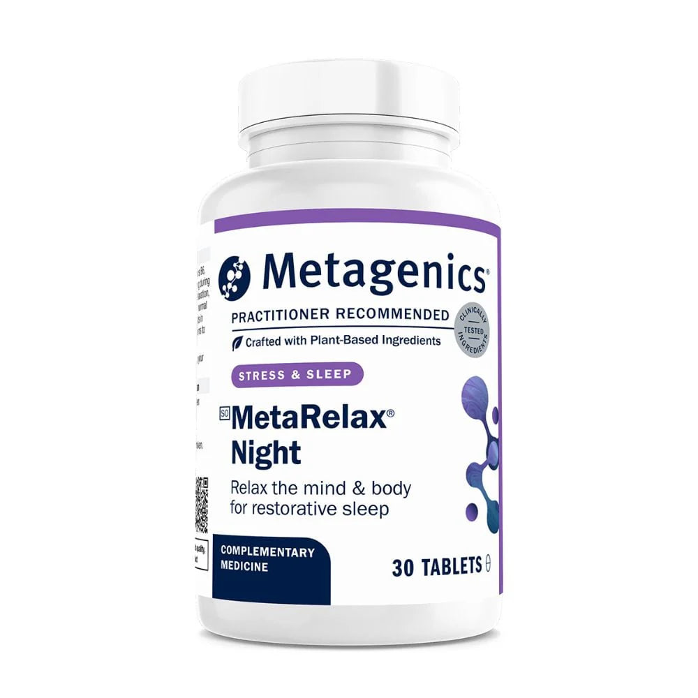 METAGENICS - MetaRelax Night - 30 Tablets | One Life Health
