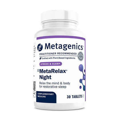 METAGENICS - MetaRelax Night - 30 Tablets | One Life Health
