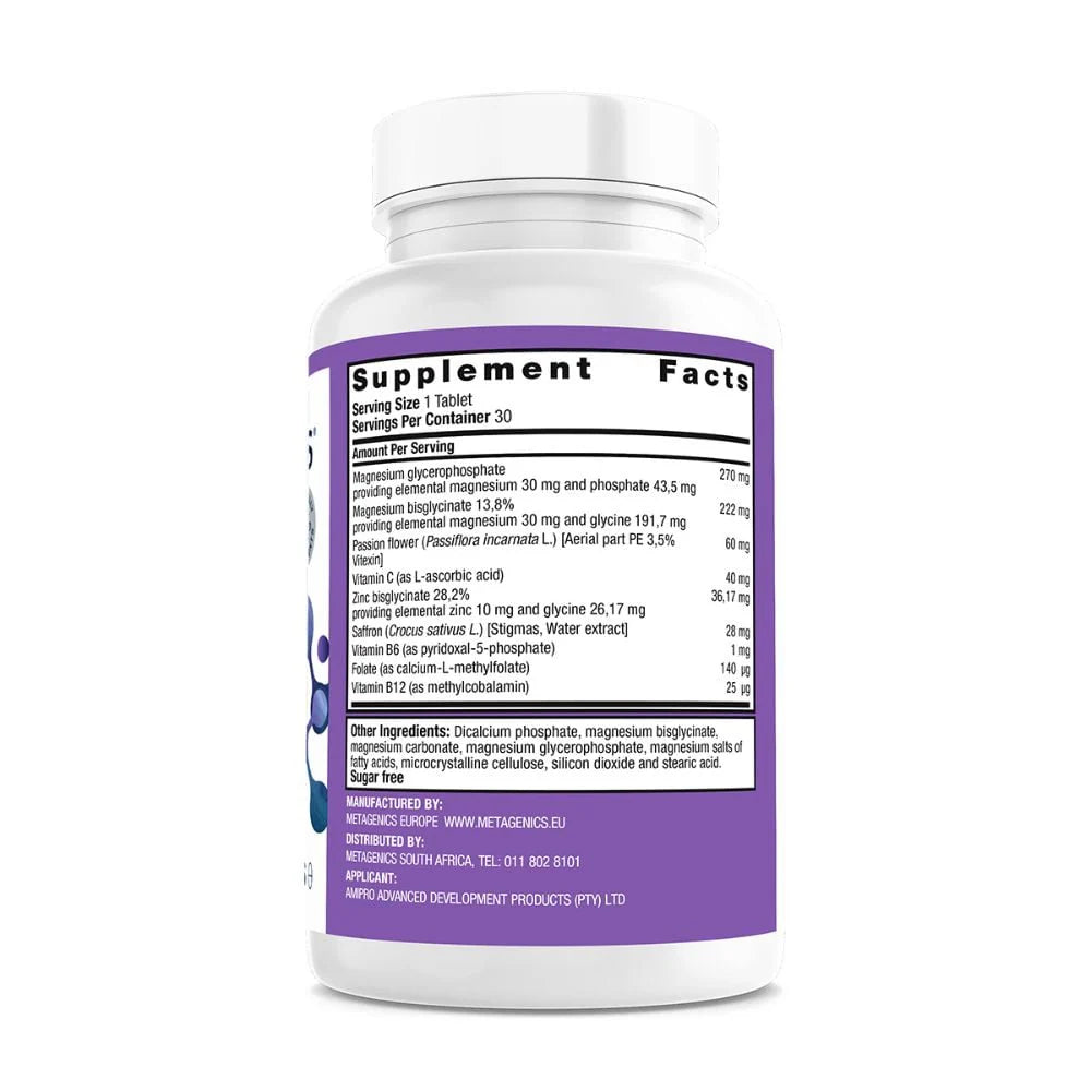 METAGENICS - MetaRelax Night - 30 Tablets | One Life Health