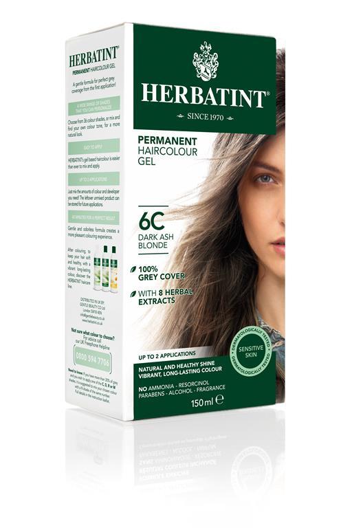 NATURE’S COLOURS - Herbatint Permanent Colour - 6C Dark Ash Blonde | One Life Health