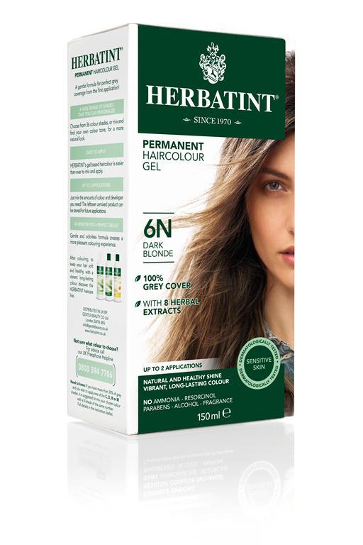 NATURE’S COLOURS - Herbatint Permanent Colour - 6N Dark Blonde | One Life Health