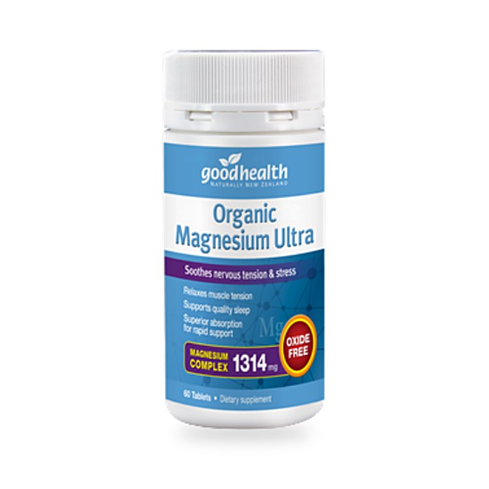 GOOD HEALTH - Organic Magnesium Ultra 60 Tablets — product photo 1 of 2