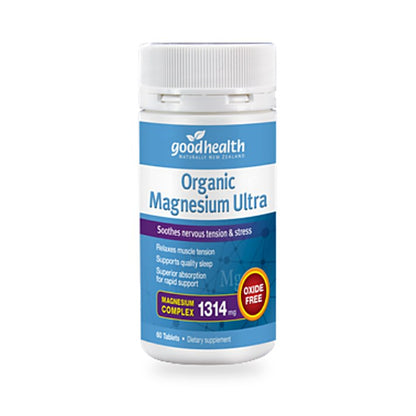GOOD HEALTH - Organic Magnesium Ultra 60 Tablets — product photo 1 of 2
