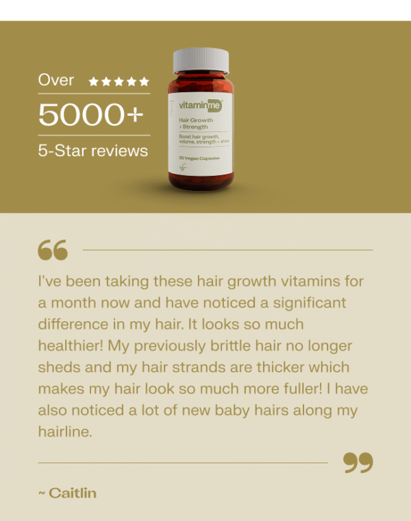 VitaminMe - Hair Growth + Strength - 30 Veg Capsules