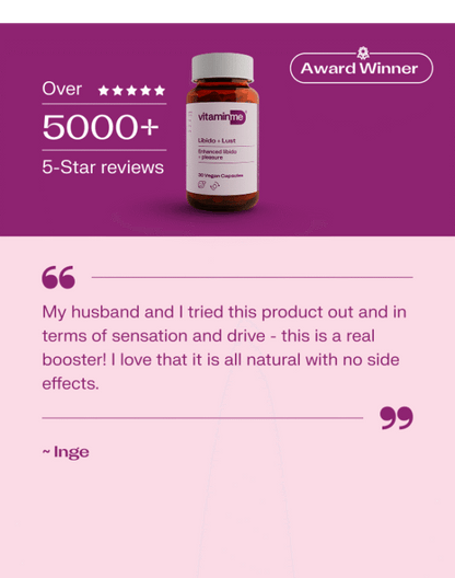VitaminMe - Libido + Lust - 30 Veg Capsules