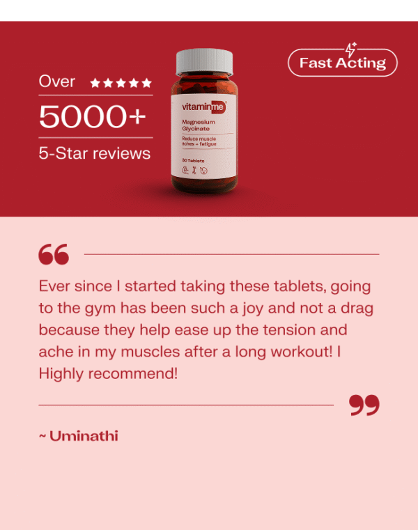 VitaminMe - Magnesium Glycinate - 30 Tablets
