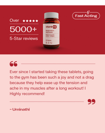 VitaminMe - Magnesium Glycinate - 30 Tablets
