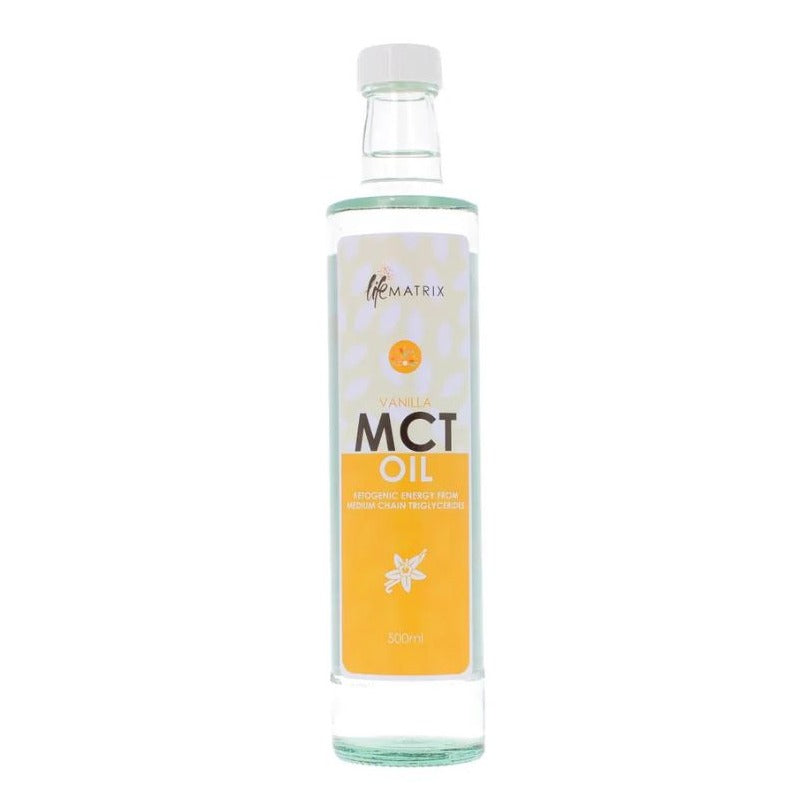 LIFEMATRIX - MCT Oil Vanilla Flavour - 500ml | One Life Health