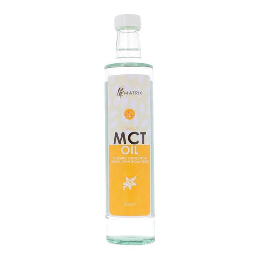 LIFEMATRIX - MCT Oil Vanilla Flavour - 500ml | One Life Health