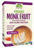 NOW - Monk Fruit with Erythritol - 70×1g Packets