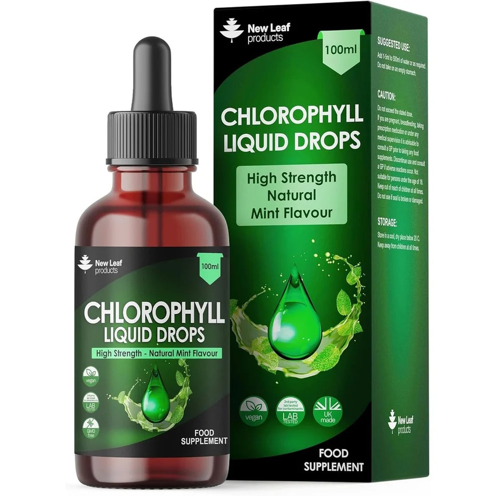 NEW LEAF - Chlorophyll Liquid - 100ml Drops