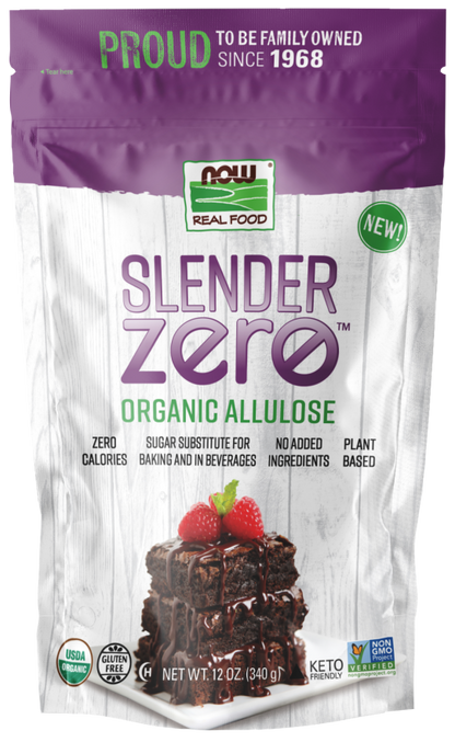 NOW® - Organic Slender Zero™ Allulose - 340g Powder | One Life Health