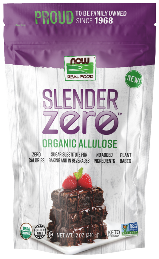 NOW® - Organic Slender Zero™ Allulose - 340g Powder | One Life Health