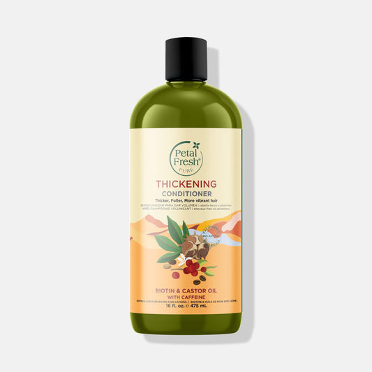 PETAL FRESH - Pure Thickening Conditioner Biotin & Castor Oil with Caffeine - 475ml | One Life Health