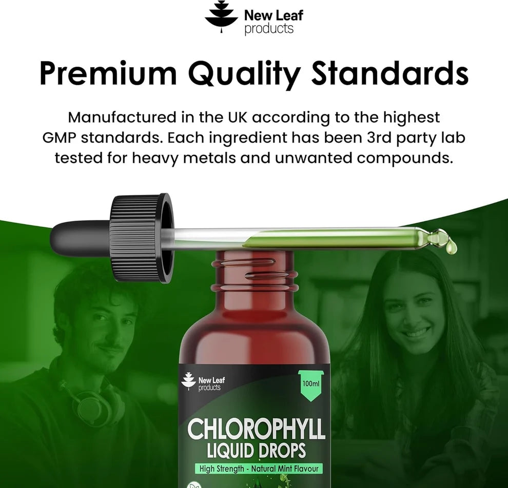 NEW LEAF - Chlorophyll Liquid - 100ml Drops
