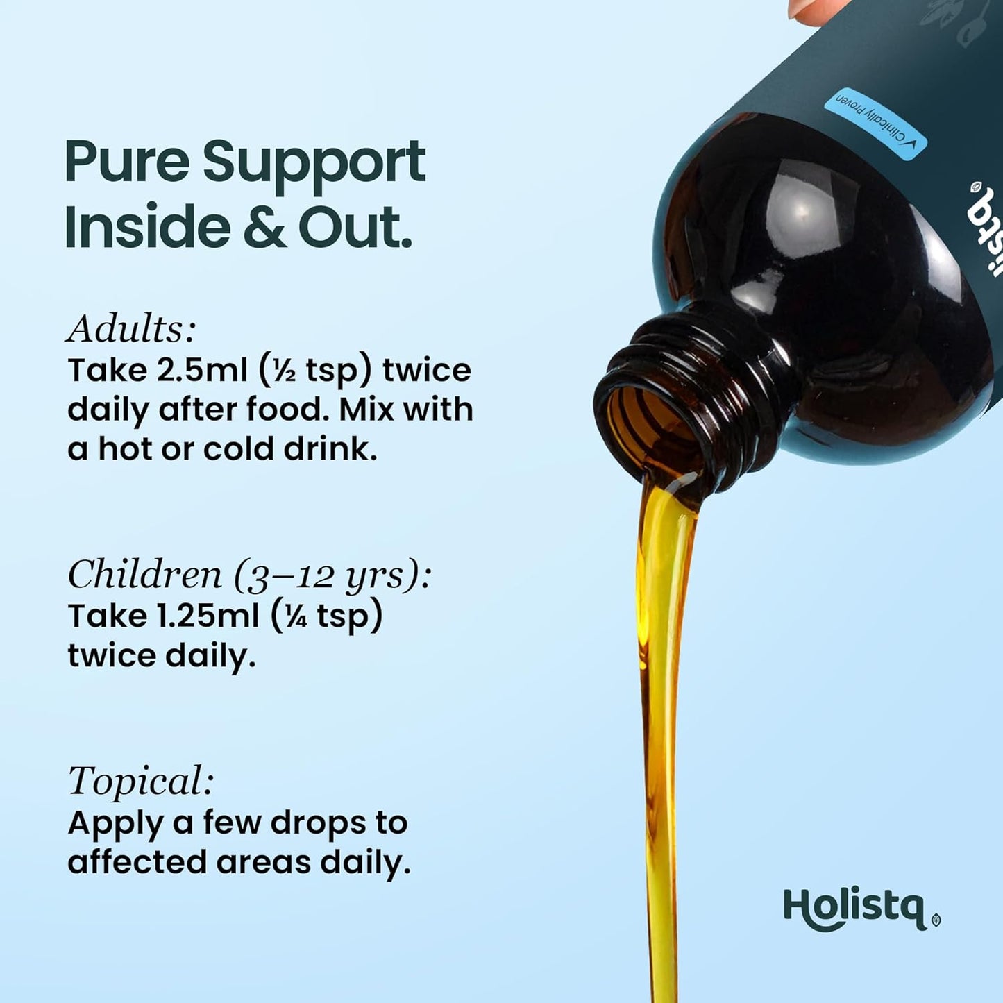 HOLISTQ - Pure Cold Pressed Black Seed Oil - 250ml | One Life Health