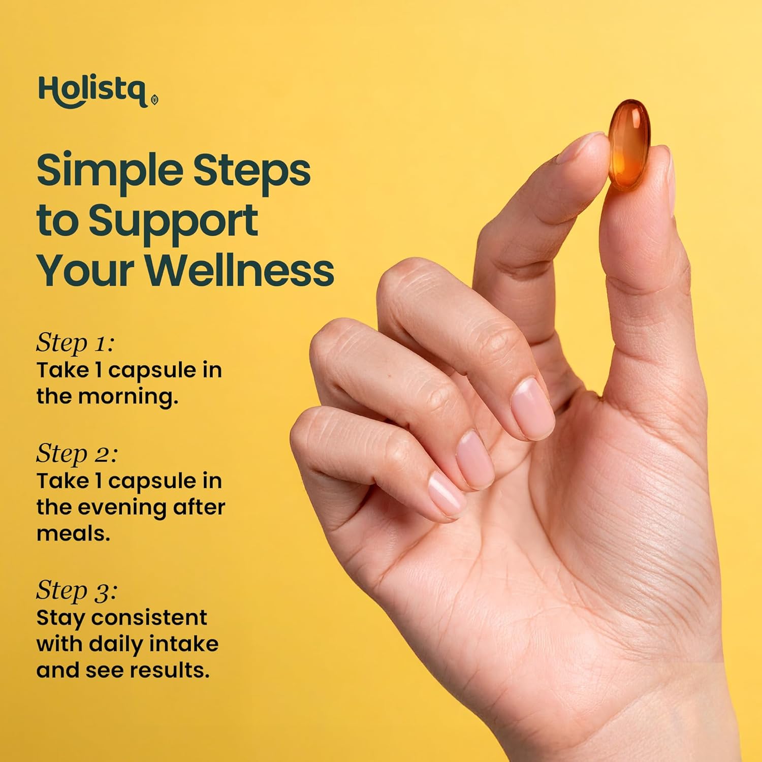 HOLISTQ - Pure Cold Pressed Black Seed Oil - 120 Softgels | One Life Health