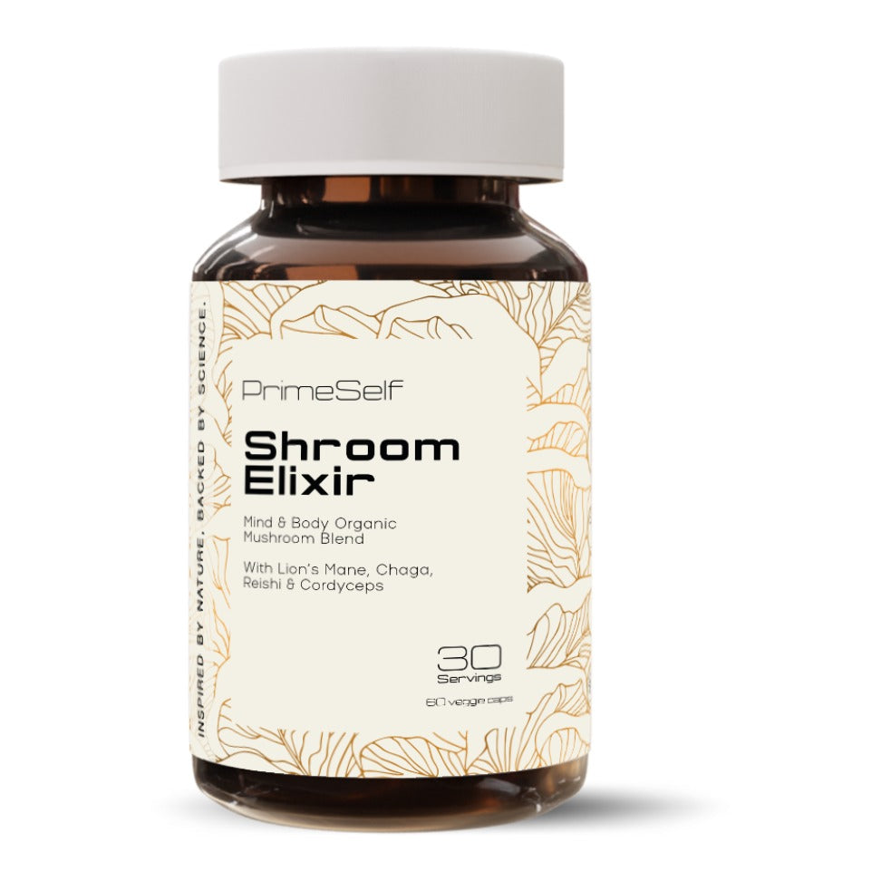 PRIMESELF - Shroom Elixir - 60 Veg Capsules | One Life Health